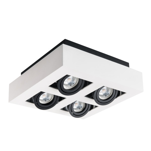 

Светильник точечный Kanlux STOBI DLP 450-W 4xGU10 IP20 белый 26837
