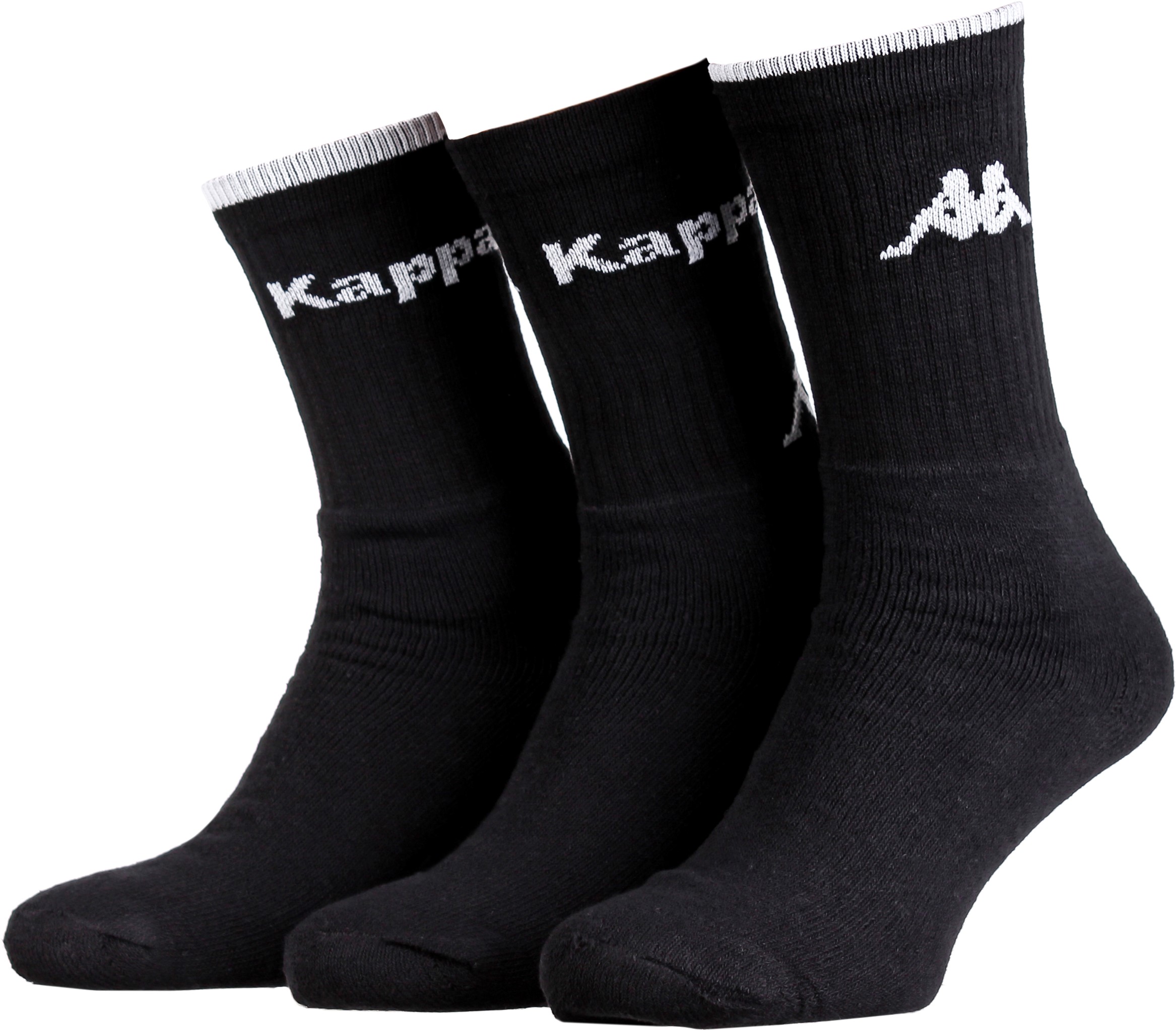 

Набор носков Kappa 93520145-2 39-42 3 пары Черный