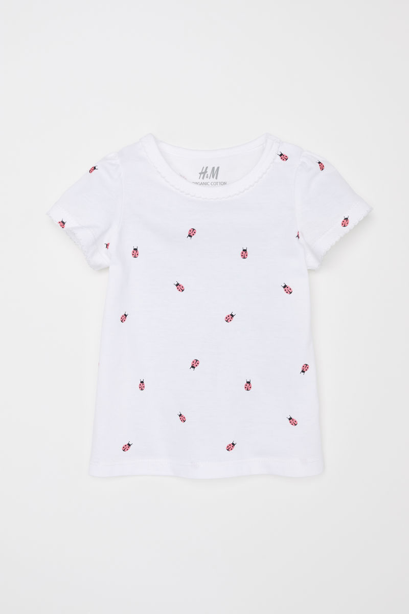 

Футболка H&M 86см белый жучки 5975617