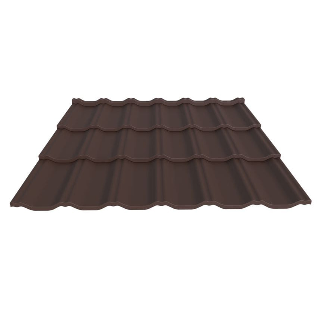 

Металлочерепица ГРАДО Термастил 0,47 мм Италия RAL 8017 Шоколадно-коричневый Арт.201233-8017