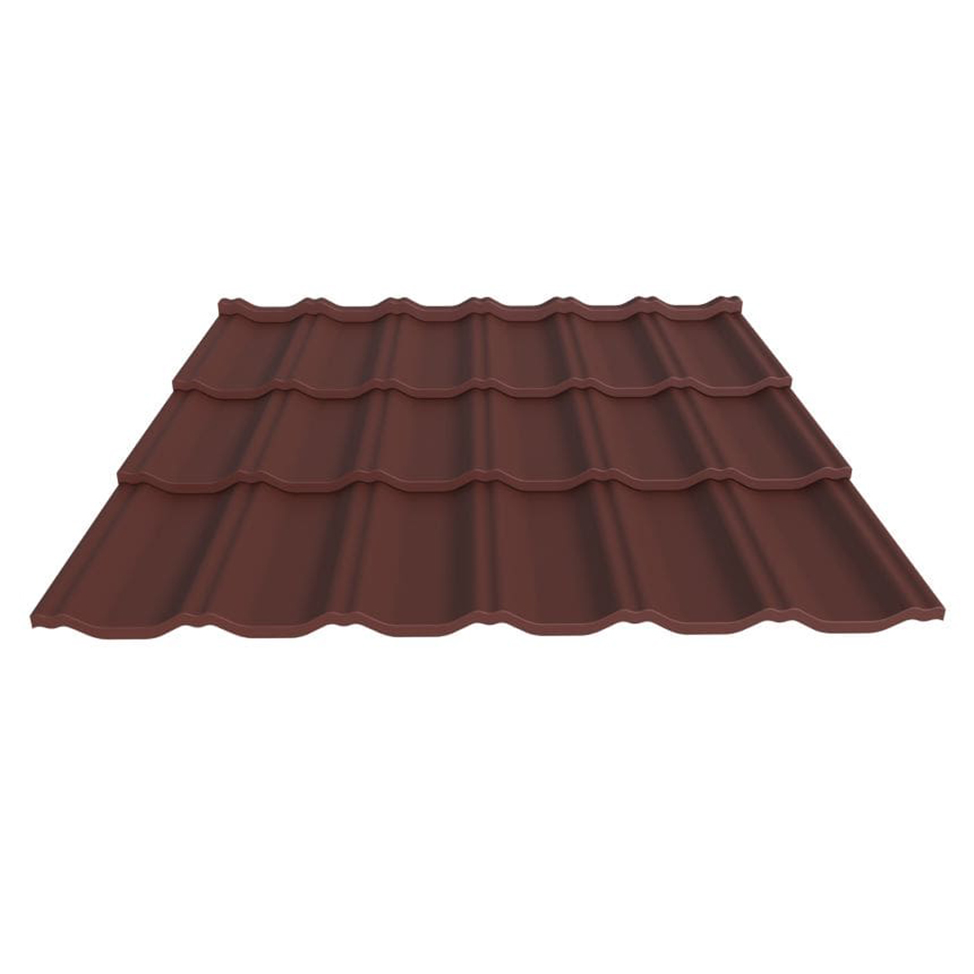 

Металлочерепица ГРАДО Термастил 0,5 мм Польша, Германия RAL 3009 Красный Арт.201347-3009