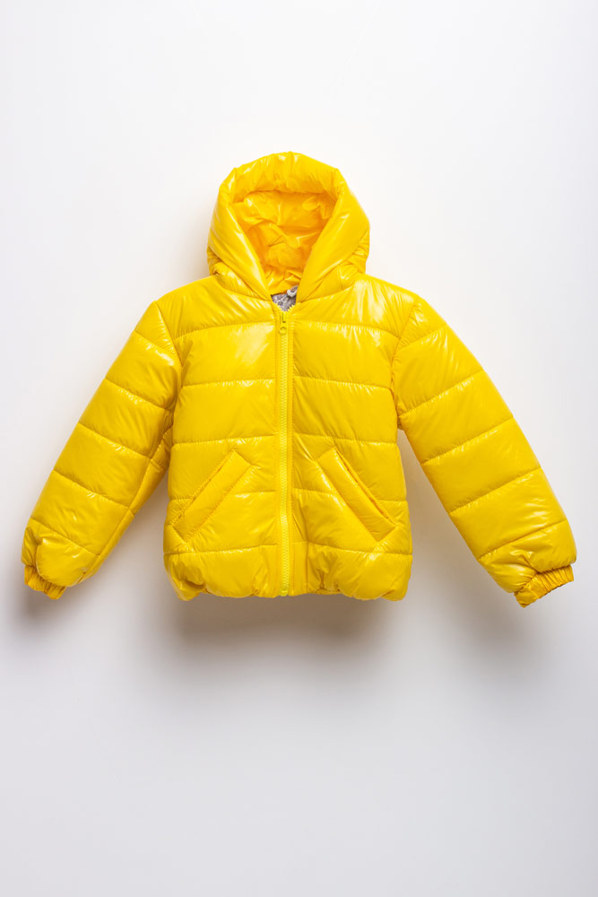 

Куртка коротка на дівчинку Vestes 122 жовтий (KY-036)