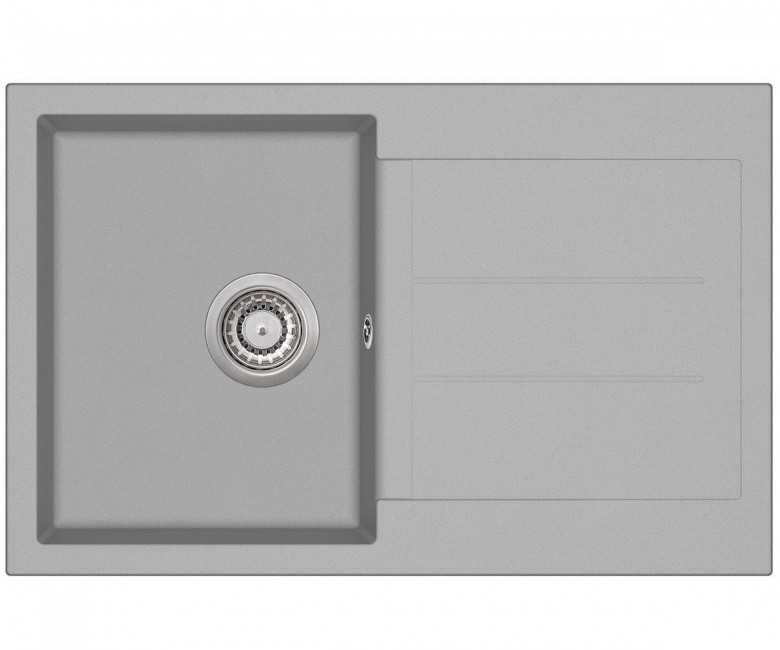 

Кухонная мойка Aquasanita Tesa SQT101W Light Grey 221 Светло-серый