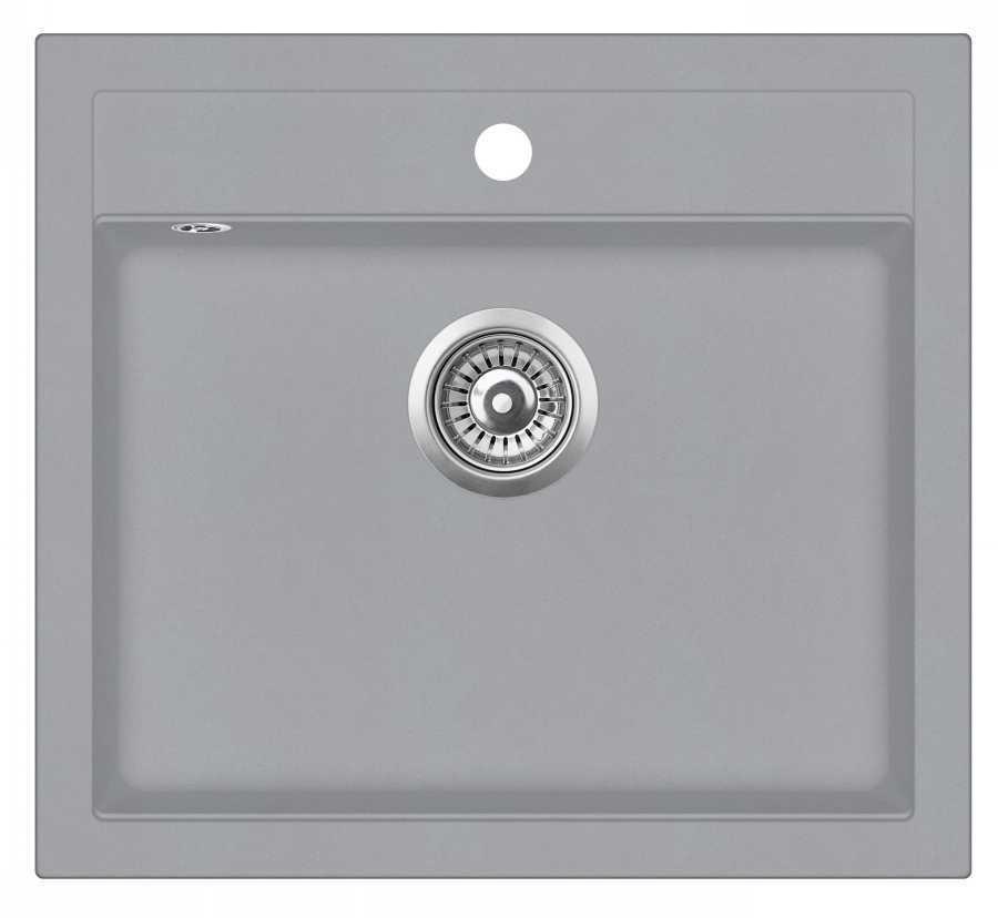 

Кухонная мойка Aquasanita Quadro SQQ100W Light Grey 221 Светло серый