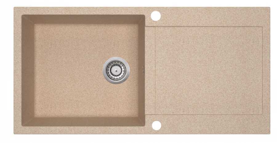 

Кухонная мойка Aquasanita Tesa SQT103AWP Beige 110 Бежевый