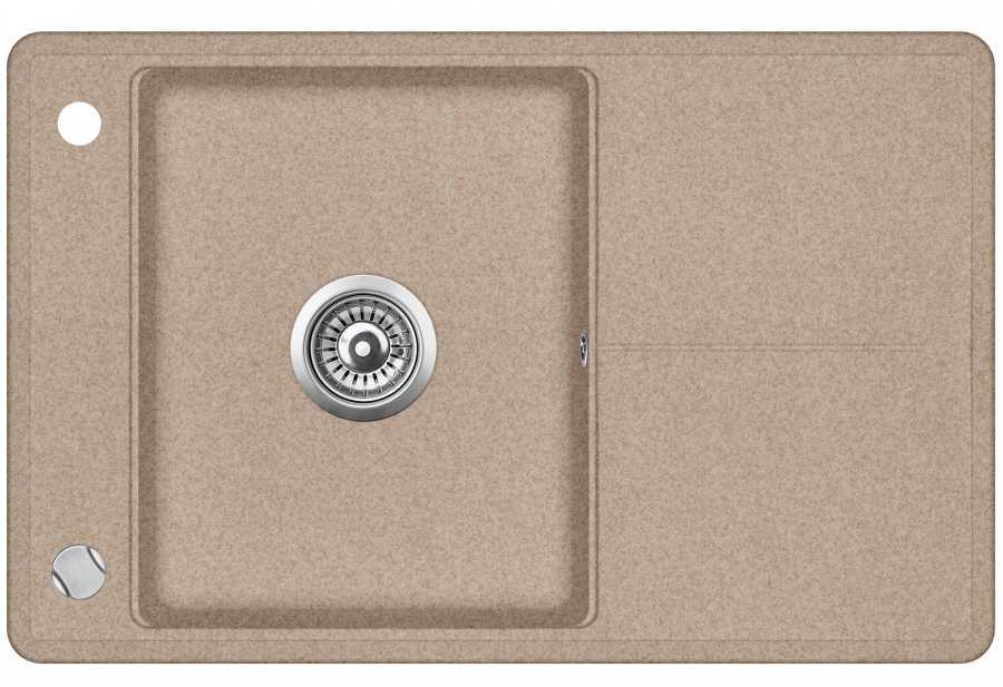 

Кухонная мойка Aquasanita Bella SQB101AW Beige 110 Бежевый
