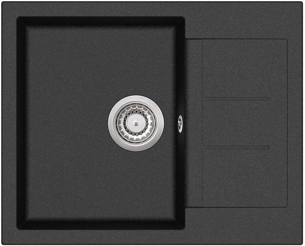 

Кухонная мойка Aquasanita Tesa SQT102W Black Metallic 601 Черный