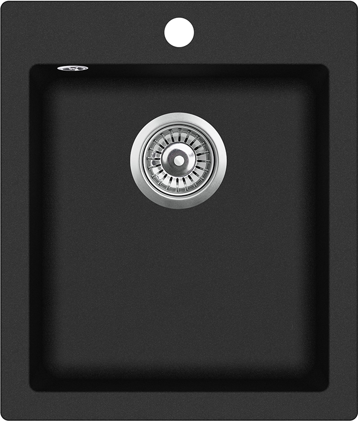

Кухонная мойка Aquasanita Simplex SQS100W Black Metallic 601 Черный