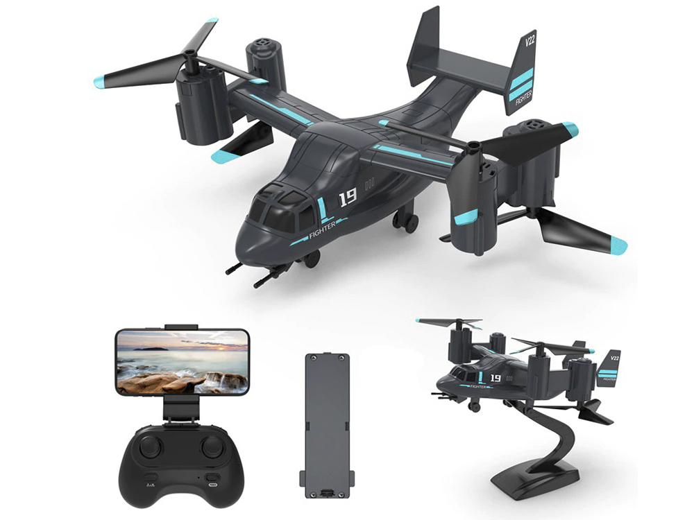 

Квадрокоптер Eachine LM19 Вертолет Wi-Fi FPV HD Черный (1010-546-00)