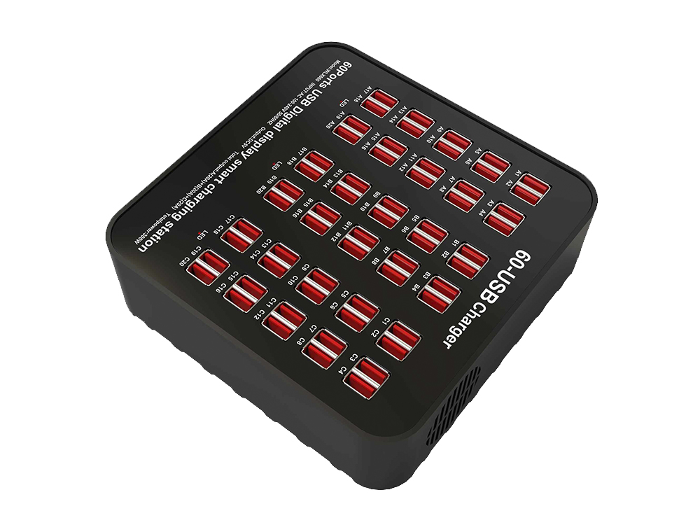 

Мультизарядное устройство Bakeey на 60 USB портов Черный (1010-380-00)