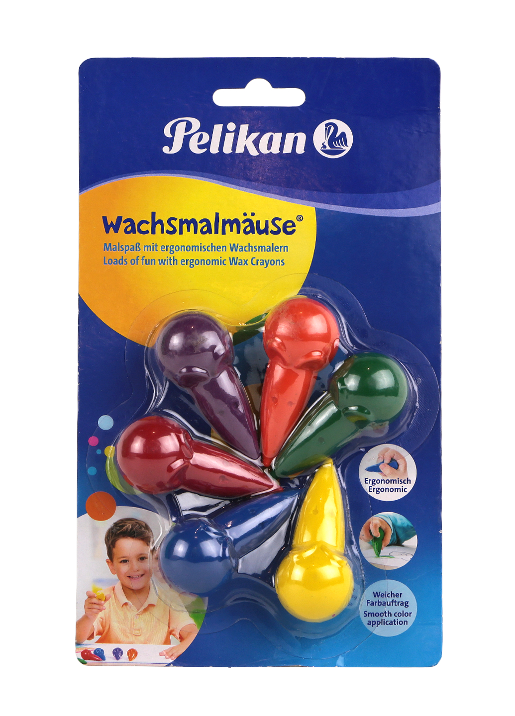 

Набор восковых мелков 6 шт Pelikan разноцветный LI-111814