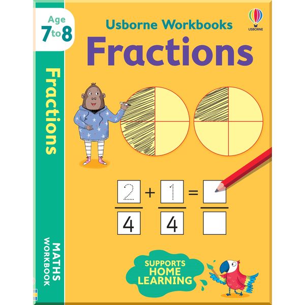 

Usborne Workbooks Fractions 7-8. Holly Bathie. ISBN:9781474994491