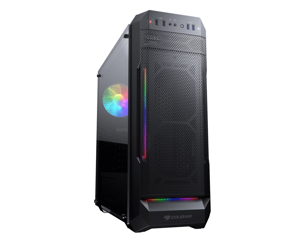 

Корпус Cougar MX331 Mesh-G Black без БП