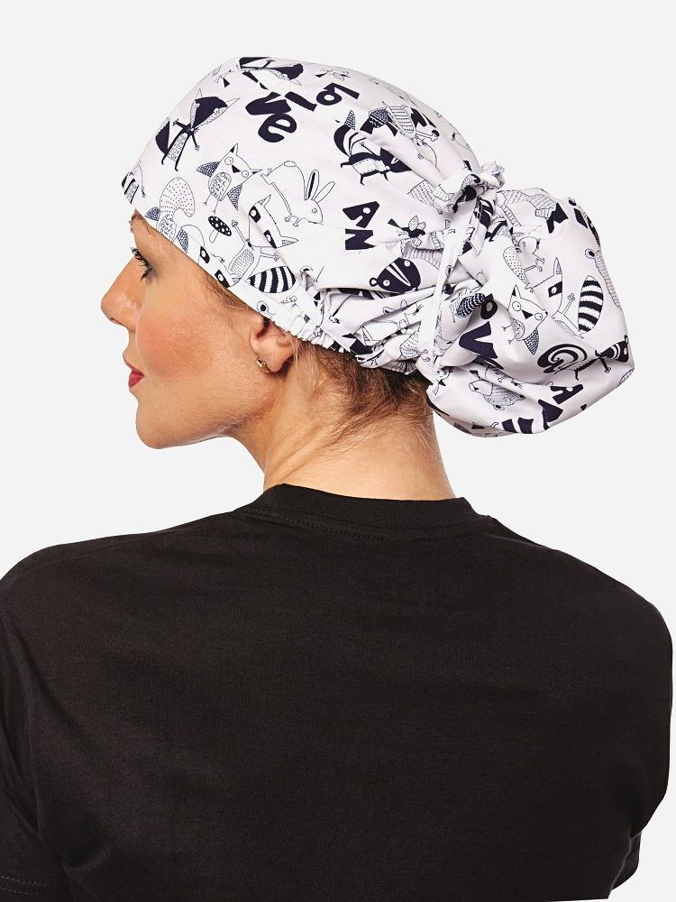 

Медицинская шапочка Color4health Pisa Bonnet Love  Белая, Медицинская шапочка Color4health Pisa Bonnet Love One size Белая