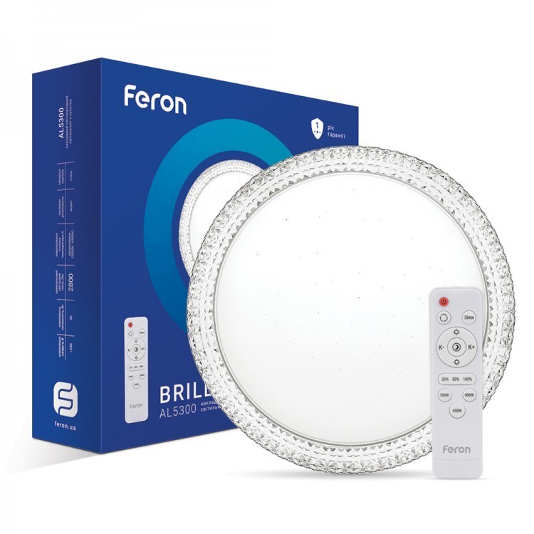 

Светодиодный светильник Feron 35W 3000-6500K 2880 Lm AL5300 BRILLANT