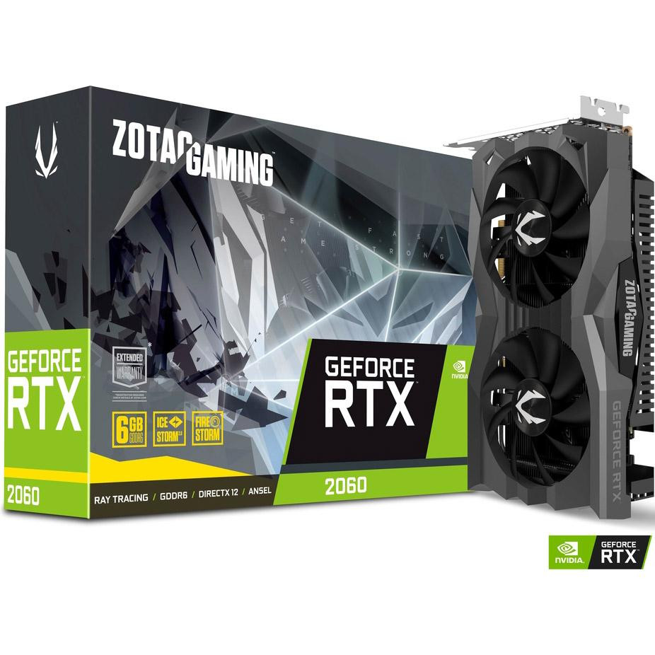 

Видеокарта ZOTAC GAMING GEFORCE RTX2060 6GB (ZT-T20600H-10M)