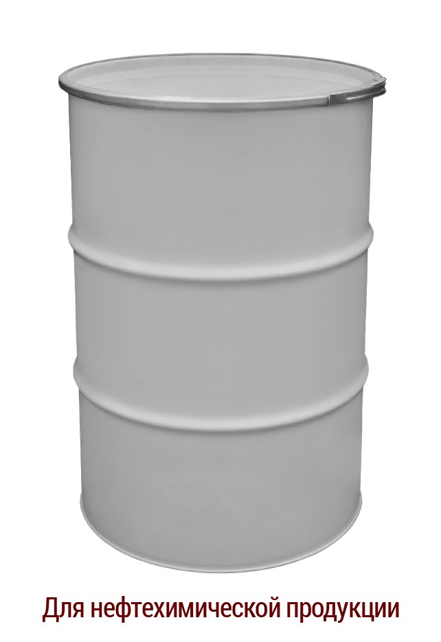 

Бочка металлическая промышленная для нефтехимической продукции BіPOL 1А2 внутреннее покрытие RDL 50 212л серая 1,0х1,0х1,0 UN 1A2/X320/S