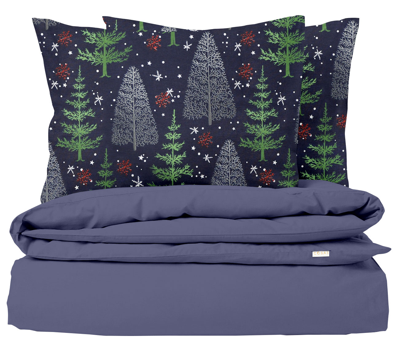 

Комплект постельного белья Cosas Ranfors Dark Blue Winter Wood Night 110х140