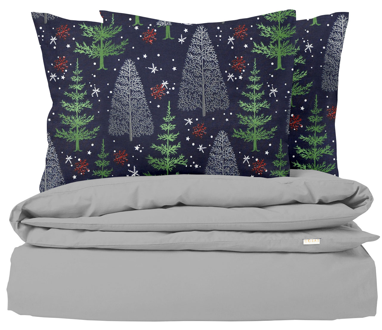 

Комплект постельного белья Cosas Ranfors Grey Winter Wood Night 200х220