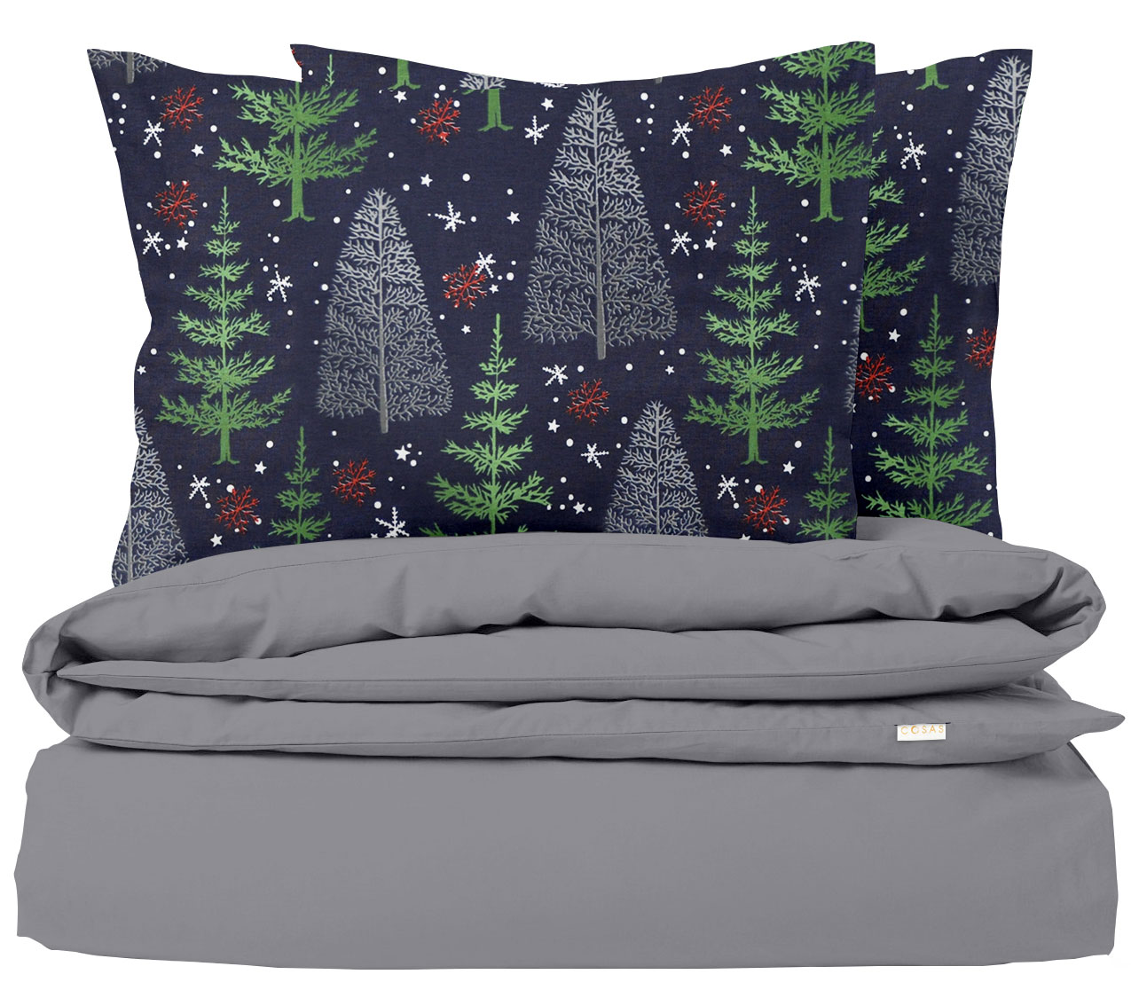 

Комплект постельного белья Cosas Ranfors Graphite Winter Wood Night 200х220