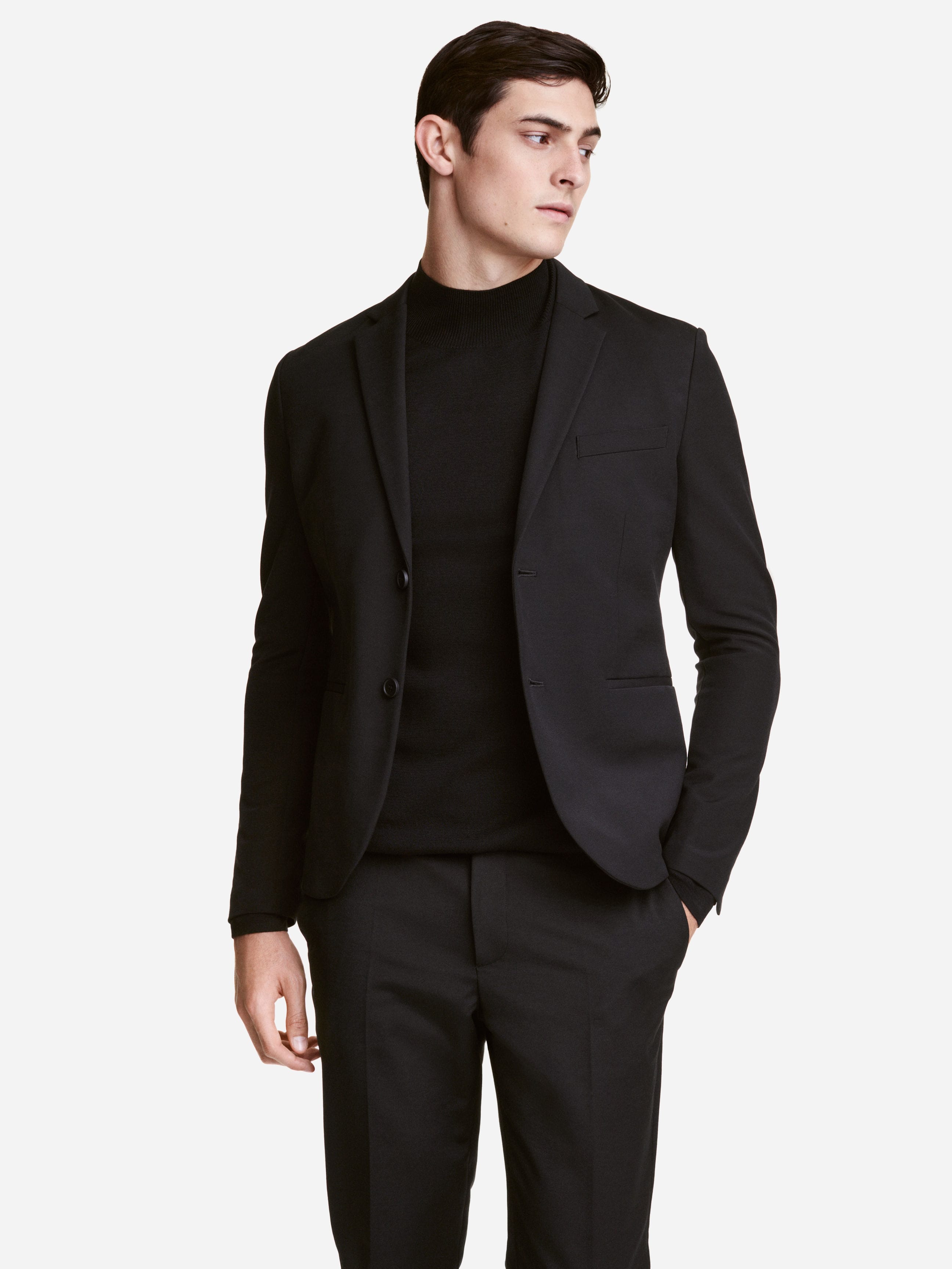

Пиджак H&M XAZ049419ZBCT  Черный, Пиджак H&M XAZ049419ZBCT 46 Черный