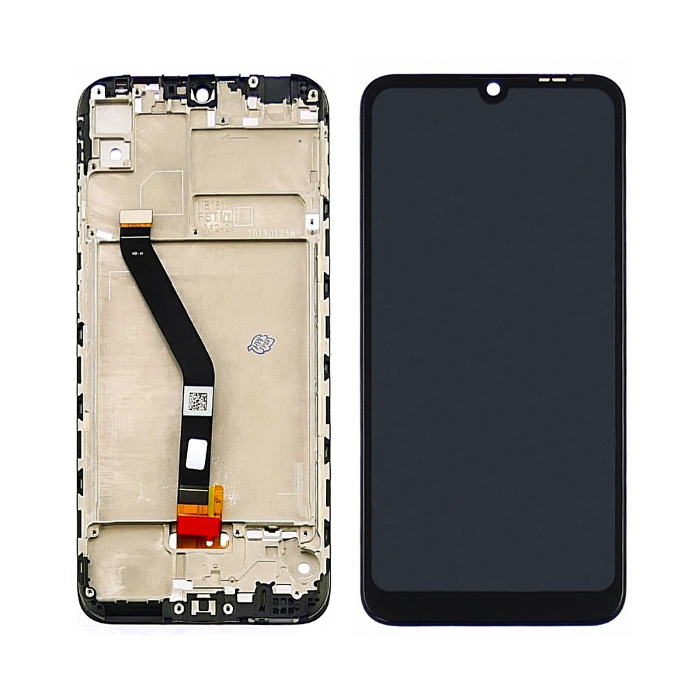 

Дисплей для Huawei Y6 Pro (2019) с чёрным тачскрином и корпусной рамкой