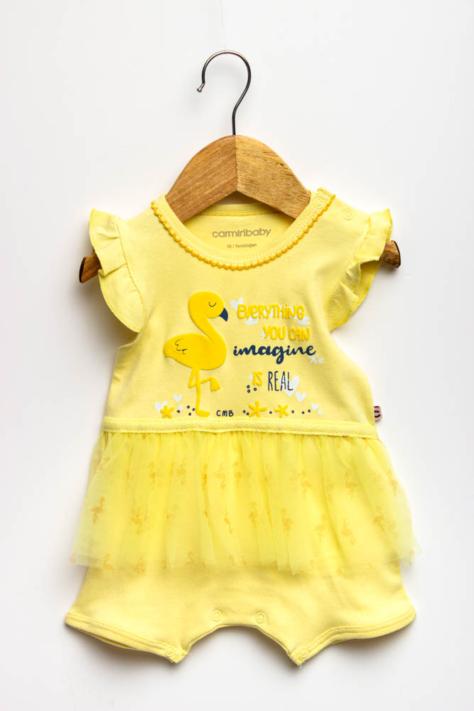 

Пісочник зі спідницею для дівчинки Carminbaby 62 жовтий
