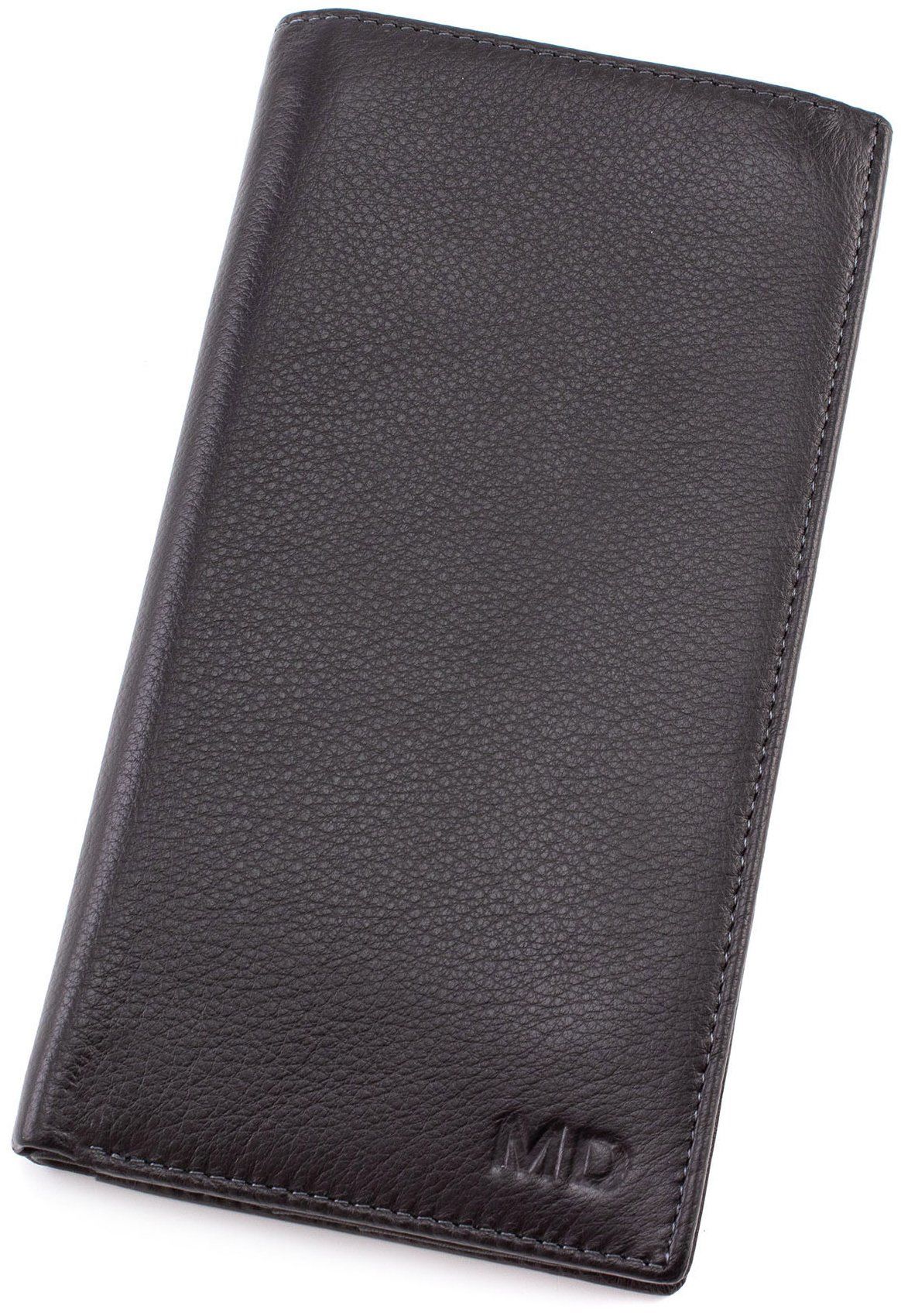 

Горизонтальный мужской портмоне MD Leather Collection MC 0887 Black