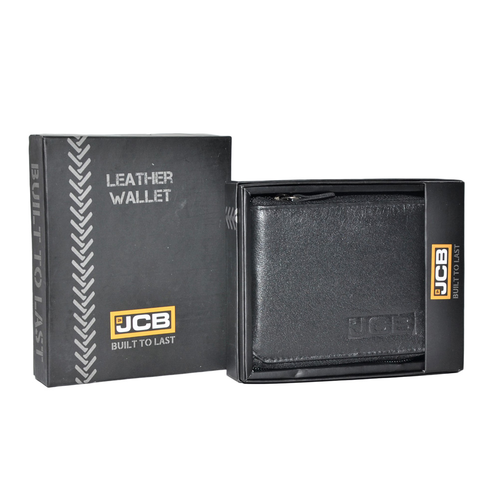 

Маленький кожаный портмоне на молнии JCB JCBNC38MN BLK