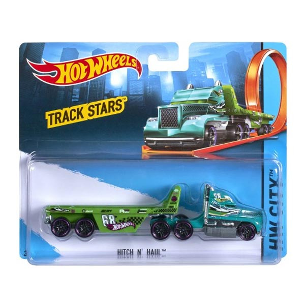 

Грузовик трейлер Hot Wheels Track Trucks HITCH N' HAUL Mattel BFM63-K912 (BFM60)