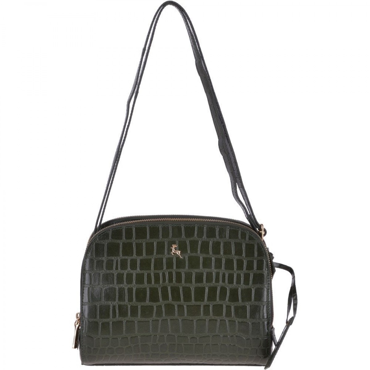 

Женская кожаная сумка зелёного цвета Ashwood 62731 FT Green