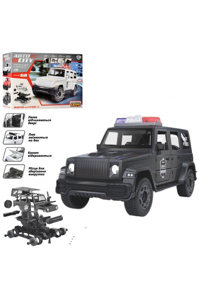 

Конструктор "Машина поліція " Limo Toy різнокольоровий (SKT000531860)