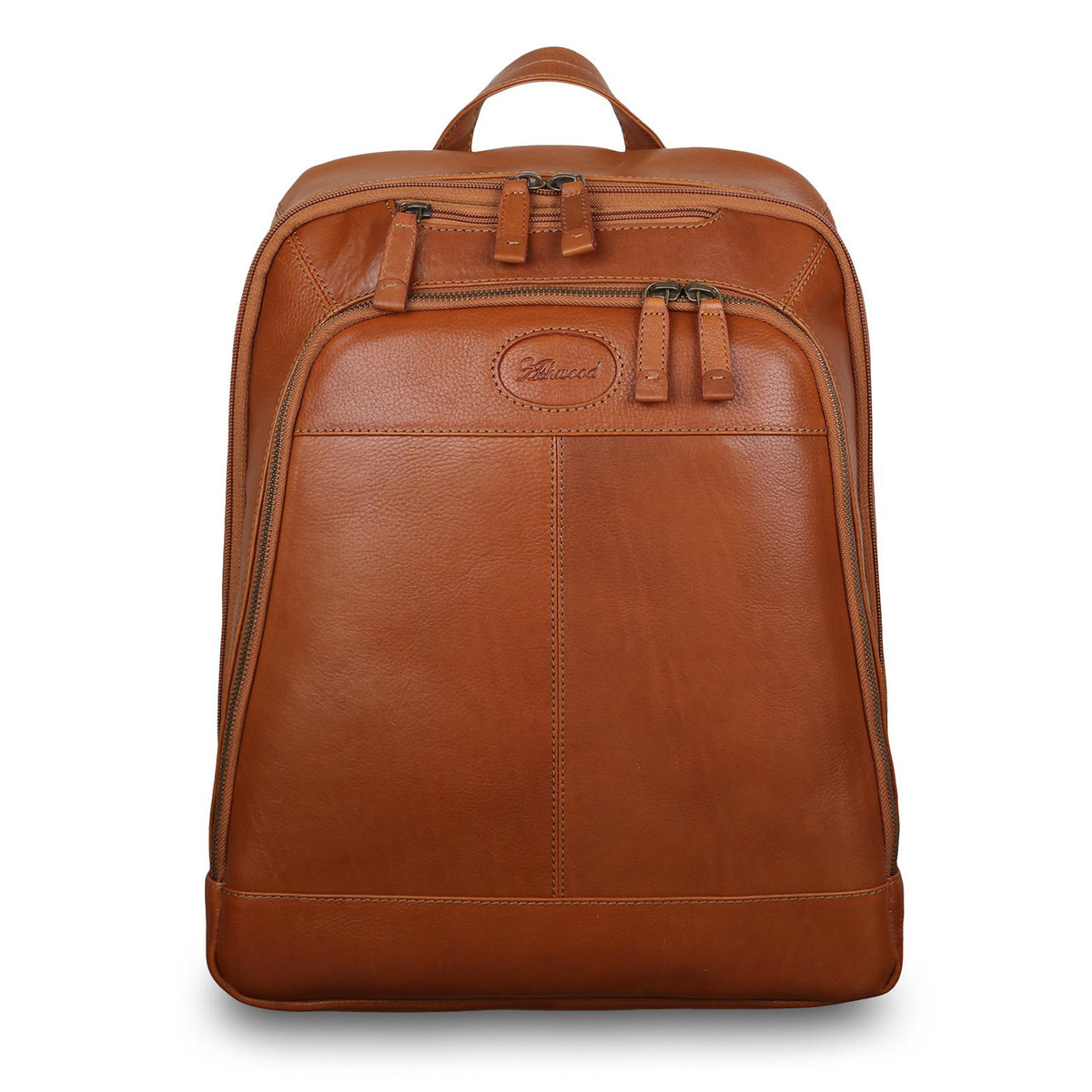 

Светло-коричневый кожаный рюкзак мужской Ashwood Leather 8144 Tan