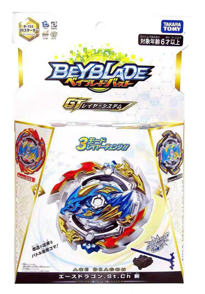 

Ігровий набір Бейблейд Takara Tomy Beyblade Burst GT B-133 DX Starter Ace Dragon.St.Ch. From Japan