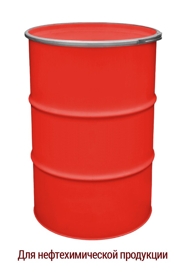 

Бочка металлическая промышленная для нефтехимической продукции BіPOL 1А2 внутреннее покрытие RDL 50 212л красная 1,0х1,0х1,0 UN 1A2/X320/S