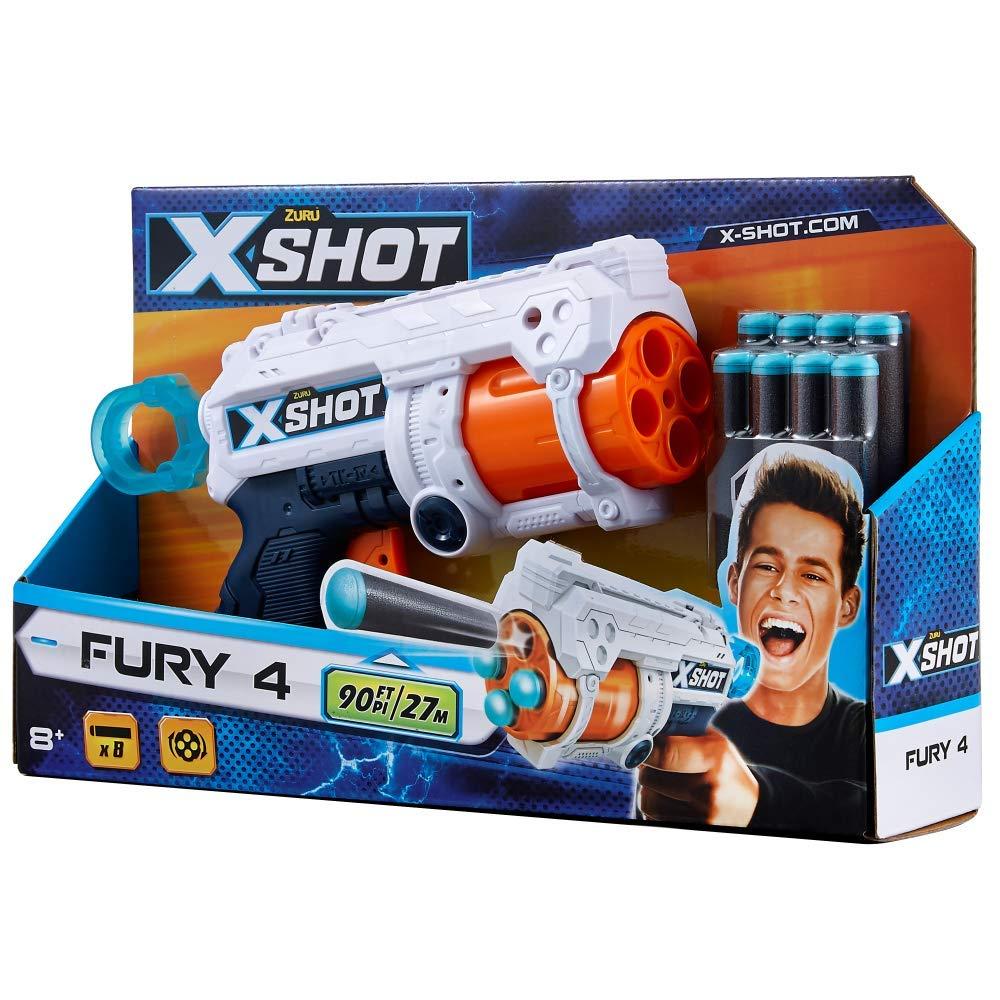 

Скорострільний бластер Zuru X-Shot EXCEL Fury 4 (36185) (B07DG1276T)