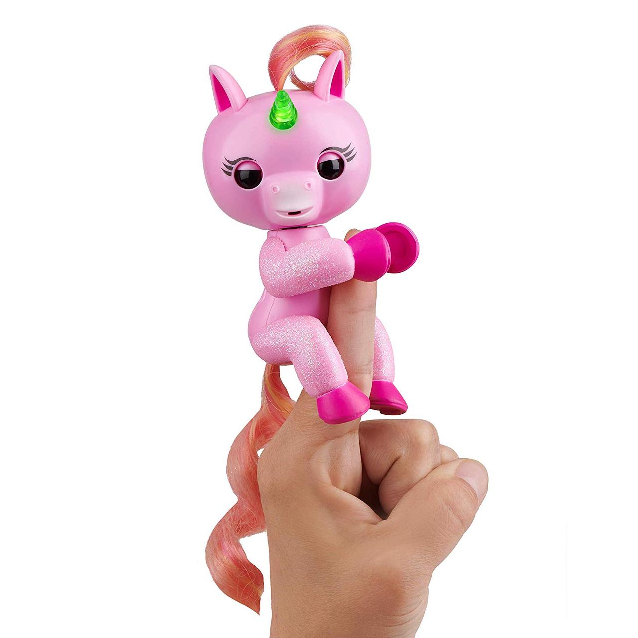 

Інтерактивний єдиноріг WowWee Fingerlings Light Up Glitter Unicorn Jojo Джоджо (3848) (B07BQMRHP1)