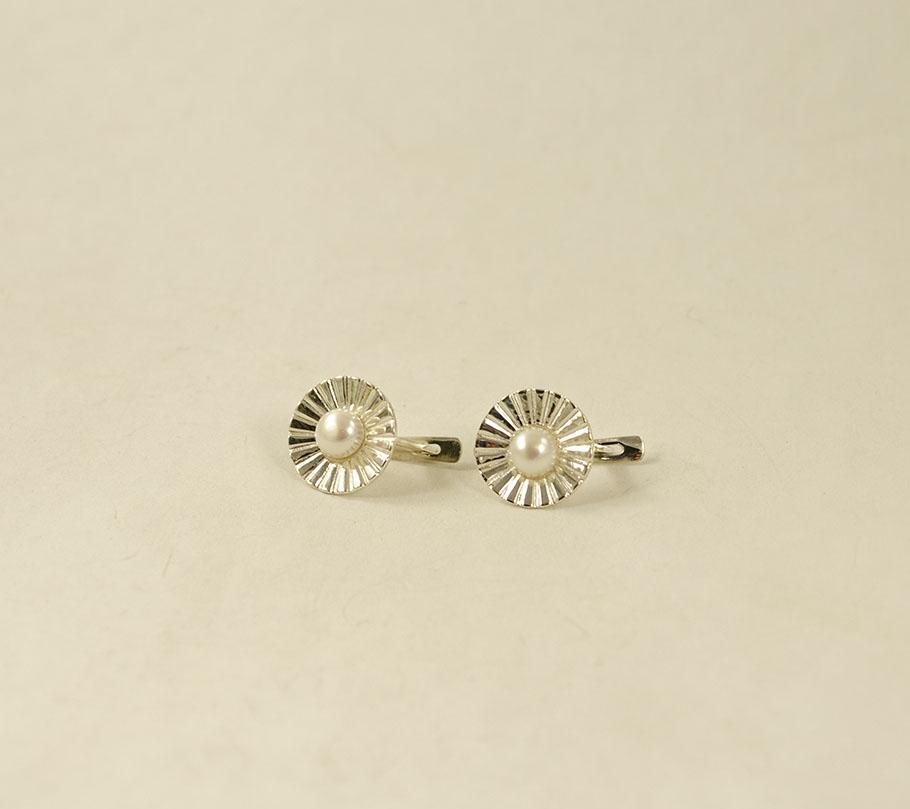 

Серьги кувшинка Maxi Silver 3858