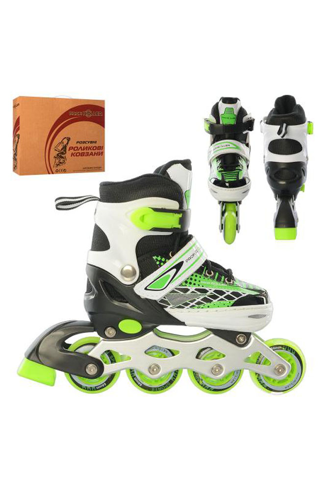 

Ролики роздвижні S PROFI зелений