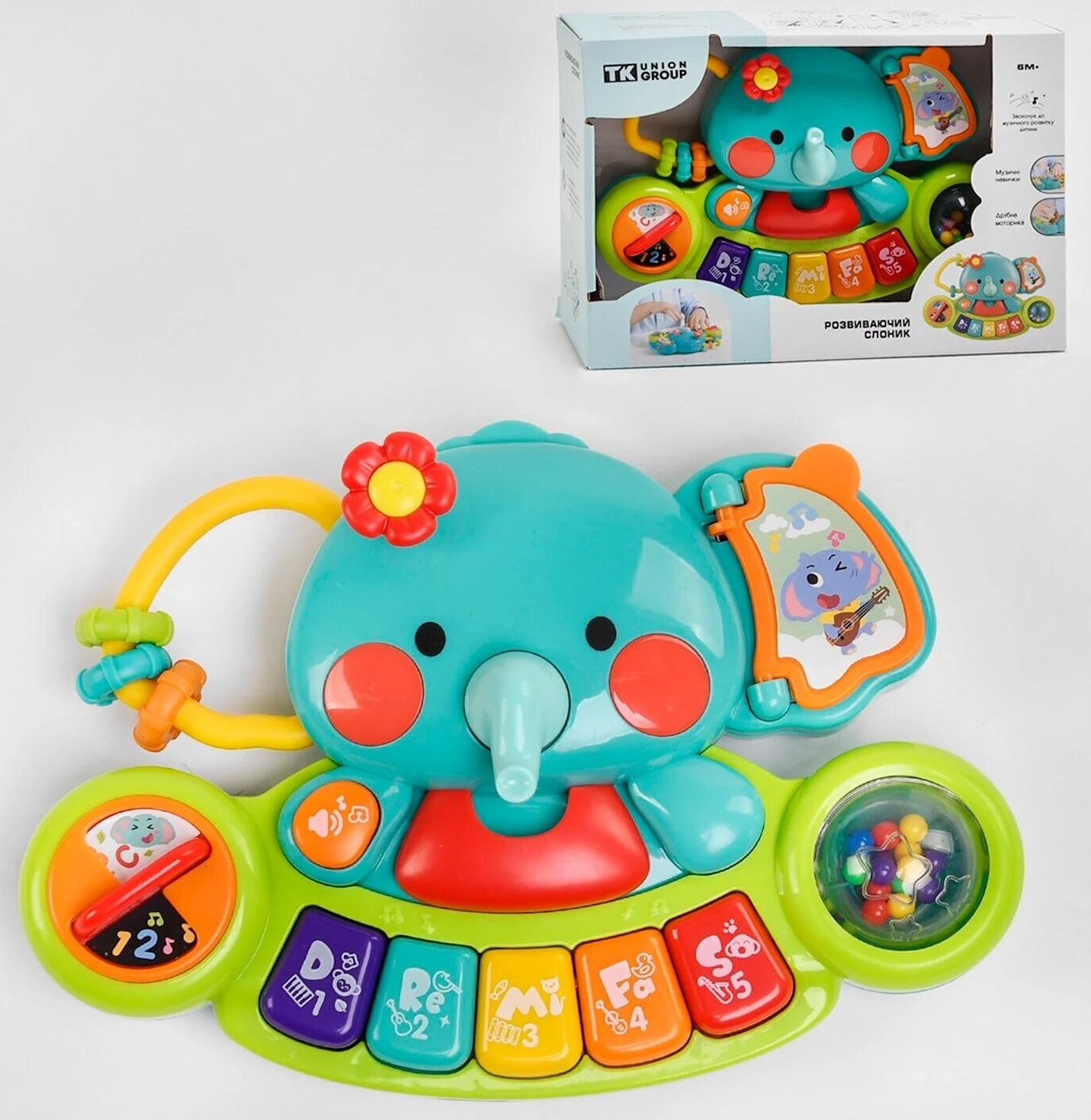 

Музыкальная игрушка TK Group Пианино детское Слоник (3135)