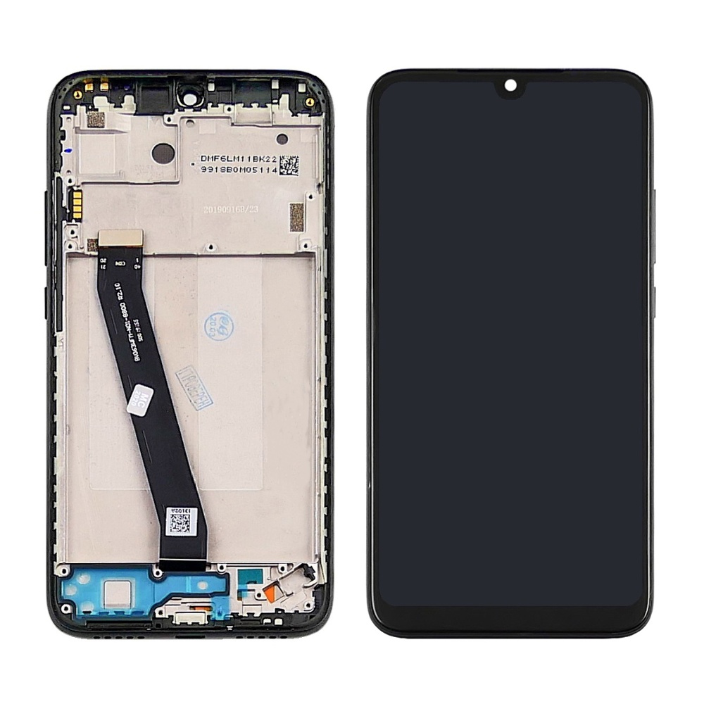 

Дисплей для Xiaomi Redmi 7 с чёрным тачскрином и корпусной рамкой