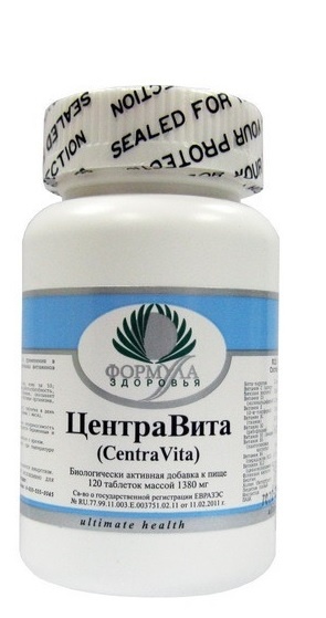 

Натуральная добавка Archon Vitamin Corporation ЦентраВита 120 таблеток (285712)
