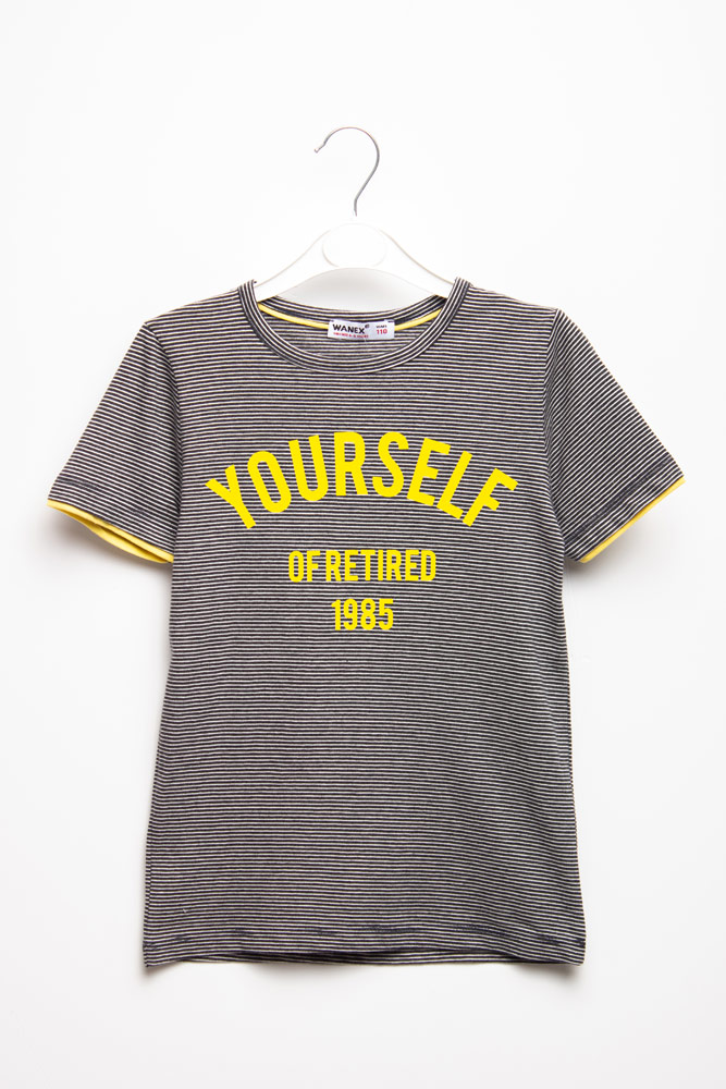 

Футболка на хлопчика WANEX 110 темно-сірий