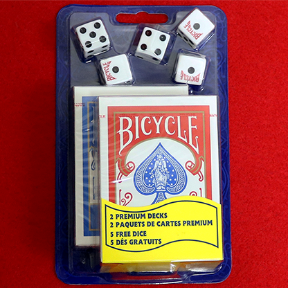 

Набор USPCC 2 Bicycle Standard Poker and 5 Dice Set