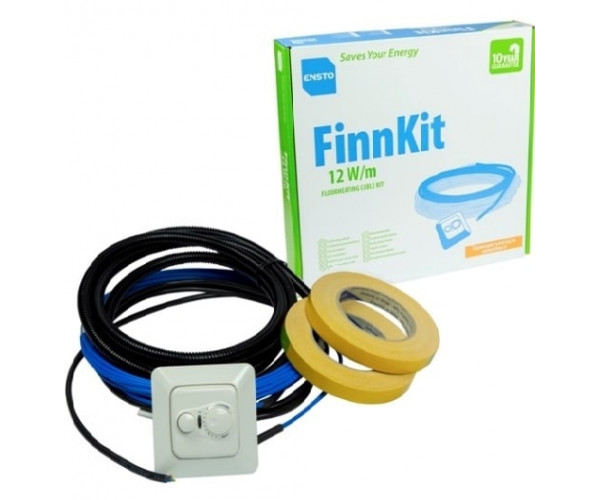 

Нагревательный кабель Ensto FinnKit 38.5 м. + терморегулятор ECO10FJ