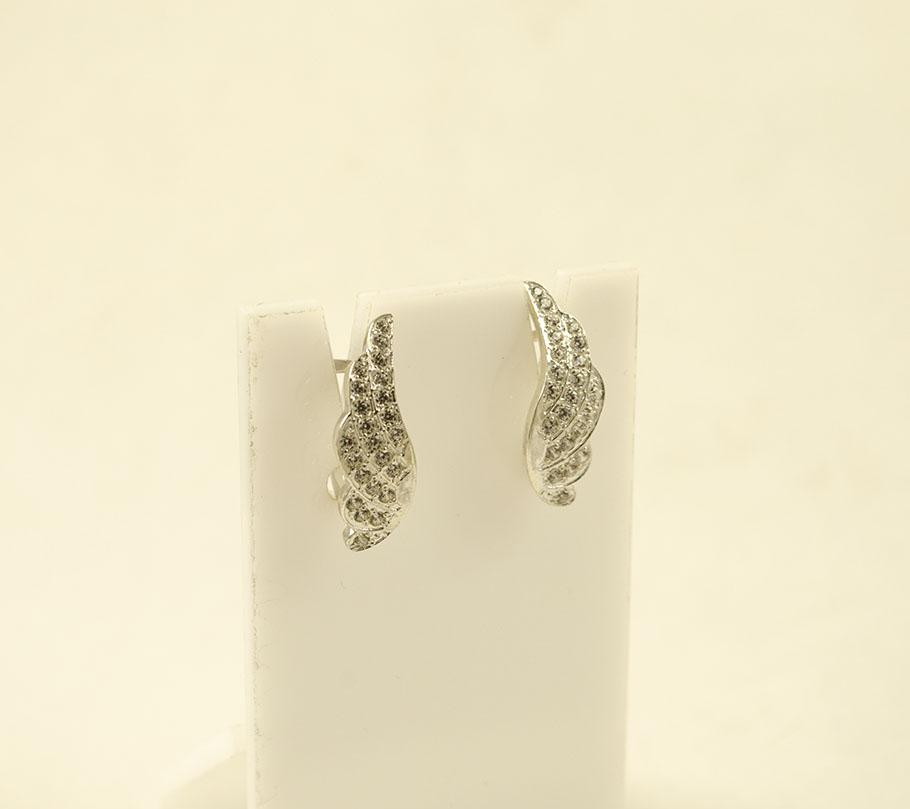 

Серьги крылья Maxi Silver 8210
