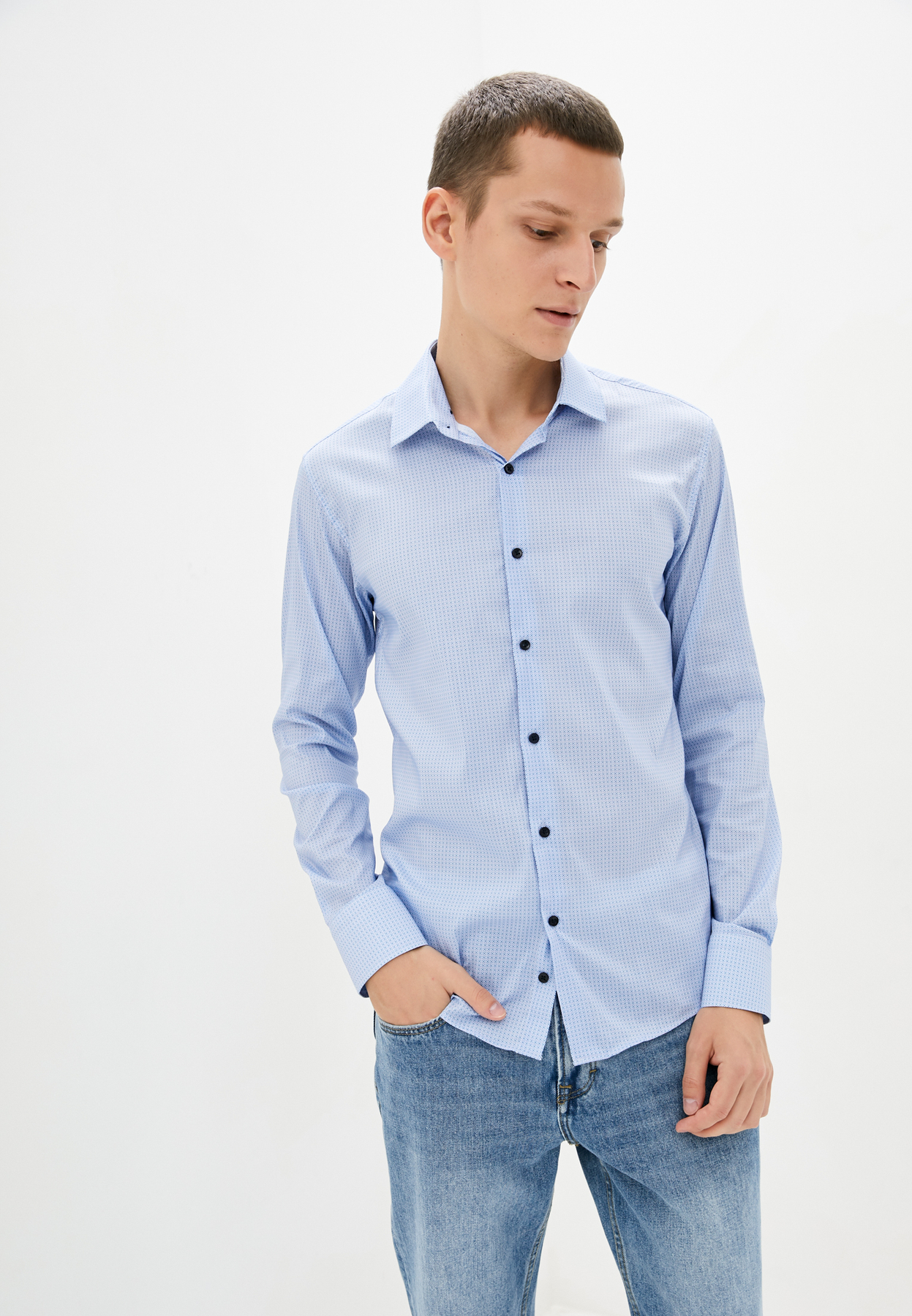 

Сорочка Redpolo Блакитний XL