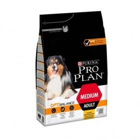 

Сухой корм Purina Pro Plan Dog Medium Adult с курицей 3 кг (7613035114807)