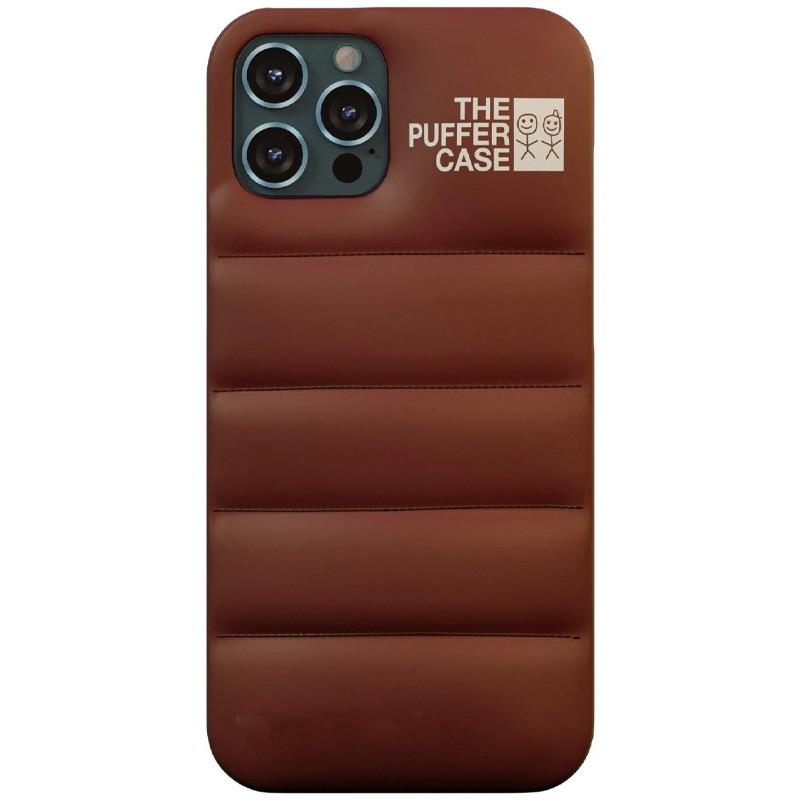 

Чехол-пуховик Epik Puffer case для Apple iPhone 12 Pro / 12 (6.1") Коричневый