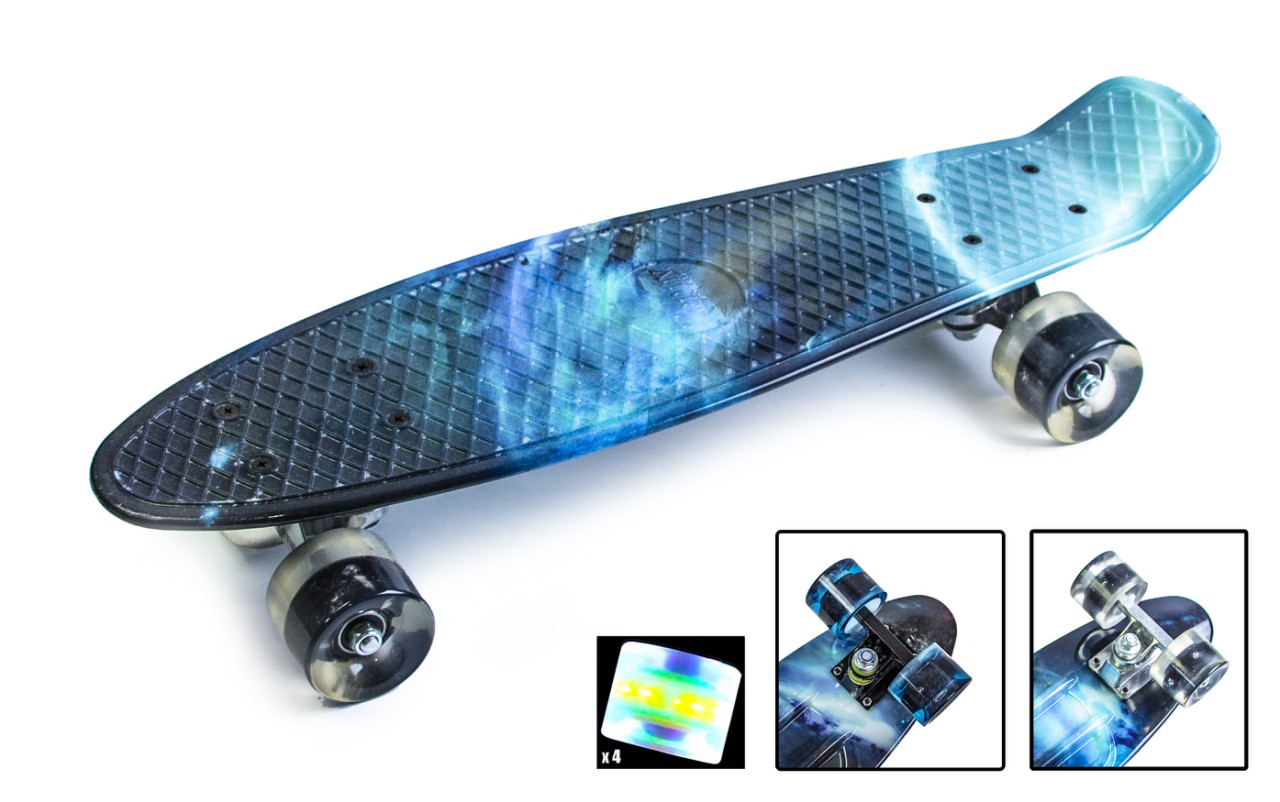 

Penny Board Galaxy Светящиеся колеса